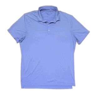 Johnnie O Shirt Mens XL Blue Polo Performance Golf Stretch Wicking Active